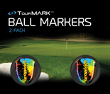 PaintBallz pattern ball markers for TourMARK oversized putter grips