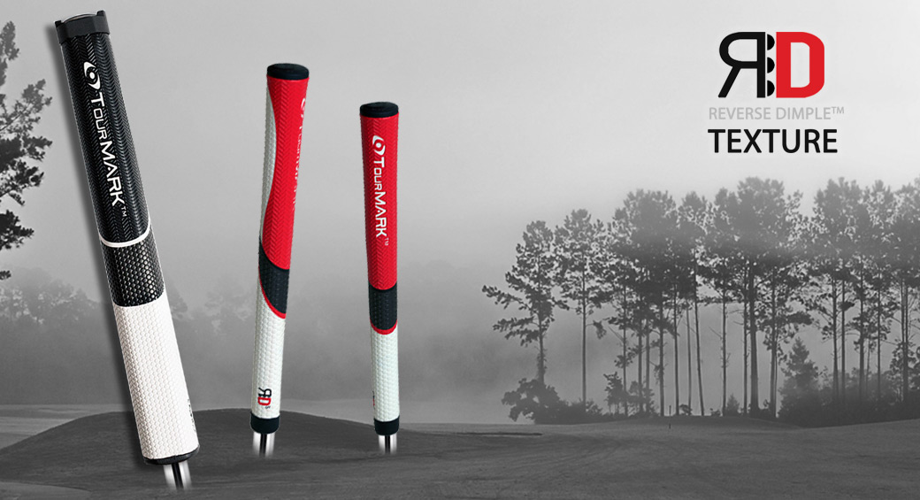 All new TourMARK™ Reverse Dimple™ putter grips
